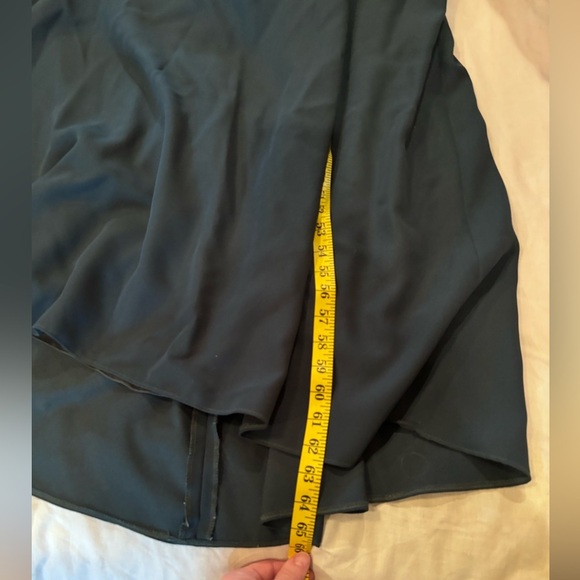 AFTER SIX 6834 HIGH NECK HALTER 2 TONE GOWN, size 24W, Evergreen, Holidays Event - Picture 10 of 11